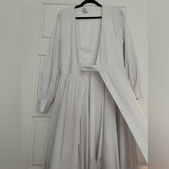 Bebe White Wrap Dress - Picture 4 of 7